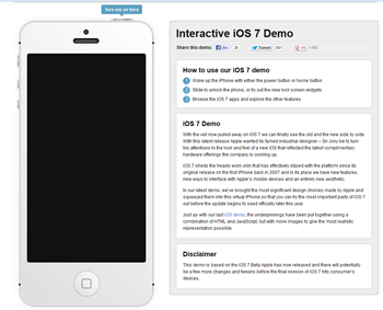 Interactive iOS 7 Demo