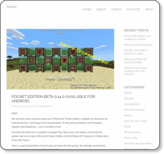 Pocket Edition Beta 0.14.0 available for Android